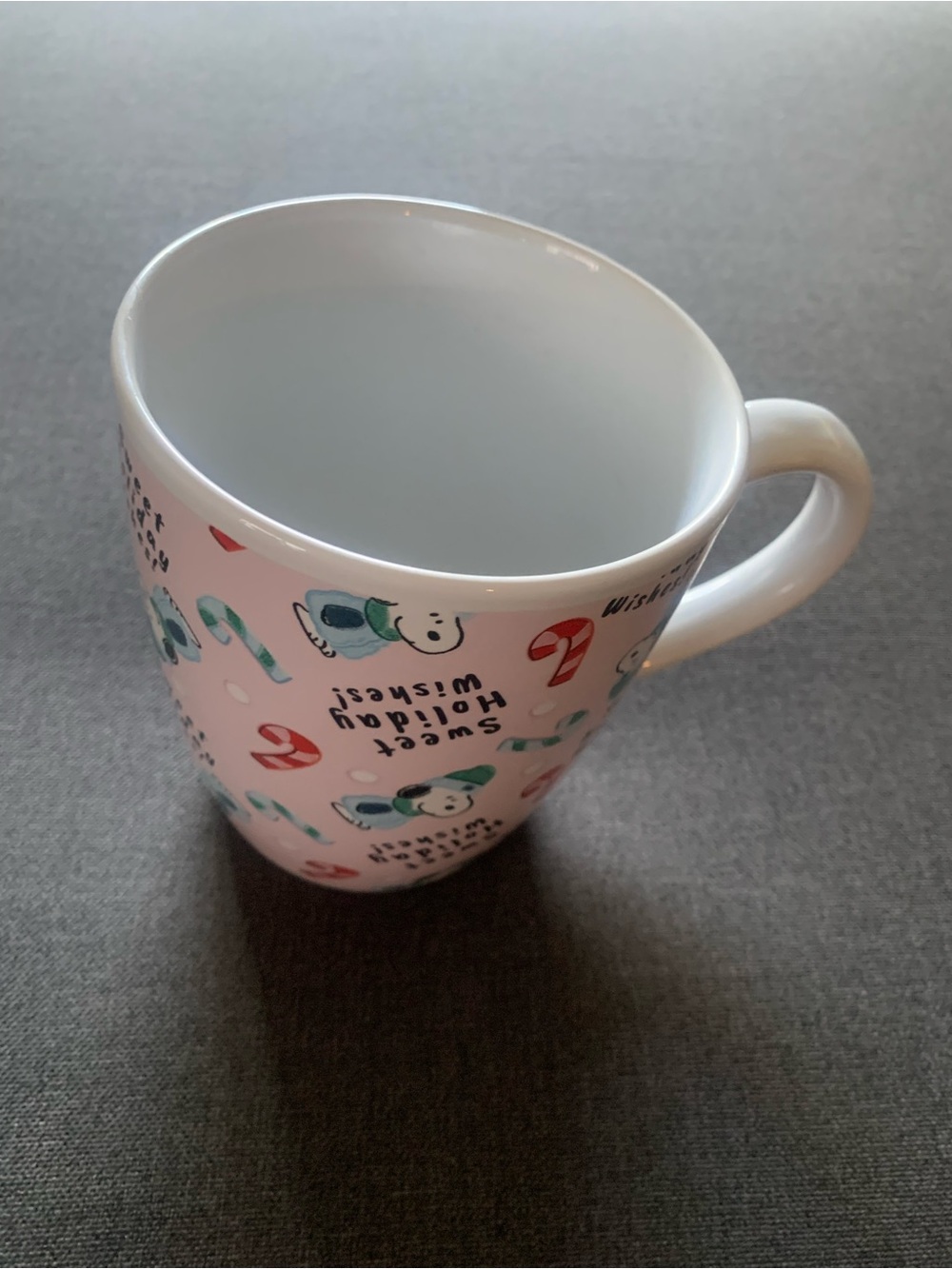Sweet Holiday Wishes Christmas Snoopy Mug Cup X-Large 2925 Peanuts Worldwide LLC